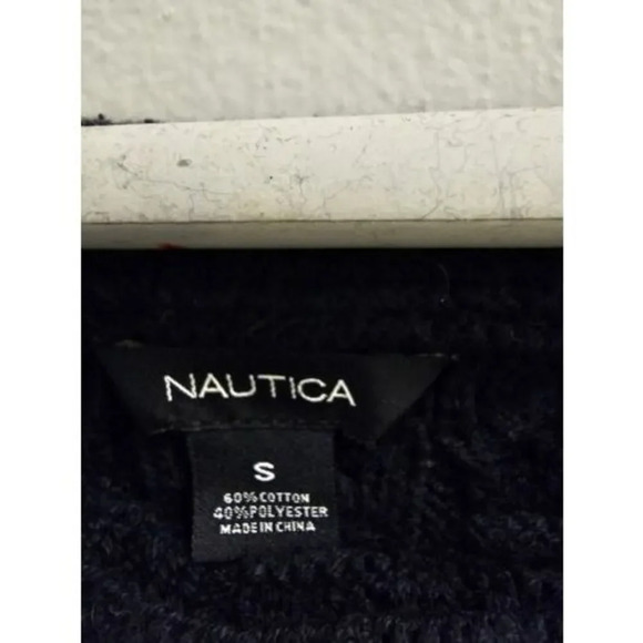 Nautica Navy Womens Cable Knit Pullover Sweater- Size Small-No flaws. No defects - Picture 8 of 8